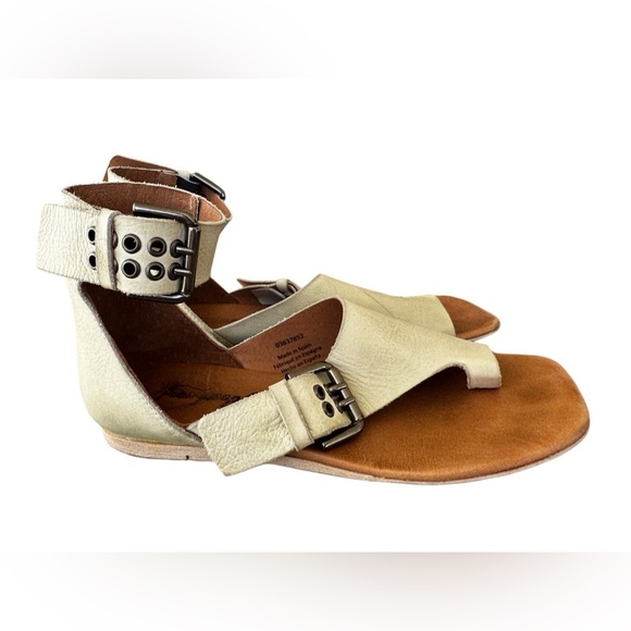 Free People Marco Boot Sandal Gladiator Boho Mint Green Size 37.5 - Picture 3 of 12